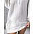 cheap Spring&amp;Autumn Dress-Women&#039;s Casual Dress Sweater Dress Hoodie Dress Pocket Drawstring Mini Dress Fashion Basic Daily Date Going out Long Sleeve Hooded Loose Fit 2023 White Color S M L XL XXL Size