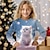 cheap Girl&#039;s 3D Hoodies&amp;Sweatshirts-Girls&#039; 3D Cat Sweatshirt Pullover Long Sleeve 3D Print Fall Winter Fashion Streetwear Adorable Polyester Kids 3-12 Years Crew Neck Outdoor Casual Daily Regular Fit
