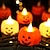 halpa Halloween rekvisiittivalo-halloween koristeet kurpitsa kynttilä lamppu led elektroninen syttyy kurpitsan lampun tunnelma jack o lyhty koristelamppu valoisa lelu juhla koriste tarvikkeet lasten lelu halloween kynttilälamppu