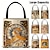 cheap Handbag &amp; Totes-Women&#039;s Tote Shoulder Bag Canvas Tote Bag Polyester Outdoor Shopping Daily Print Large Capacity Foldable Lightweight Geometric Folk Mucha - Primroses and Feathers Mucha - Reverie Mucha-Autumn Leaves