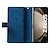 رخيصةأون جراب سامسونج-هاتف غطاء من أجل سامسونج جالاكسي Z Fold 5 Z Fold 4 Z Fold 3 حافظة بطاقة المحفظة مع حامل مغناطيس سحاب مكتب  /  الأعمال TPU معدن جلد PU