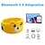 abordables Casques intra-auriculaires et sur-auriculaires-Doux élastique confortable sans fil musique écouteurs enfants animal dormir casque masque pour les yeux bluetooth v5.0 casque bandeau