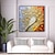 abordables Pinturas florales/botánicas-Mintura, pinturas al óleo de flores de textura gruesa hechas a mano sobre lienzo, decoración de arte de la pared, imagen de árbol abstracto moderno para decoración del hogar, pintura enrollada sin