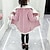 cheap Outerwear-Kids Girls&#039; Winter Coat Solid Color Fashion Button Performance Coat Outerwear 4-12 Years Spring Pink Blue