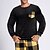 billiga Pyjamas-Herr Vardagsklädsel Sovkläder Pyjamas set Pyjamastopp och byxa 2 delar Rutig Stylish Ledigt Komfort Hem Dagligen Flanell Komfort Rund hals Långärmad Pullover Joggarbyxor Elastisk midja Sommar Vår Vit