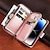 cheap iPhone Cases-Phone Case For iPhone 15 Pro Max Plus iPhone 14 13 12 11 Pro Max X XR XS 8 7 Plus Wallet Case with Stand Holder Magnetic Zipper Retro TPU PU Leather