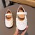 cheap Kids&#039; Flats-Boys Girls&#039; Flats Daily PU Little Kids(4-7ys) Toddler(2-4ys) Daily Black White Brown Summer Spring Fall