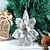 voordelige Krukken, Guirlandes en Swags-50 stuks rode poinsettia bloem kunstmatige kerst decor, glitter poinsettia kerstboom bloem decoratie, diy xmas krans decor