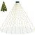 abordables Lumières de Noël-guirlande lumineuse led sapin de Noël avec anneau 400led guirlandes lumineuses pour sapin de Noël avec 16 brins guirlande lumineuse pour sapin de Noël de 2 m guirlande lumineuse pour arbre de 150 cm à