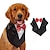 abordables Ropa para perro-mascota perro mediano y grande traje vestido cuello boca agua bufanda boda caballero pajarita pelo dorado labrador