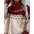 cheap Sweaters &amp; Cardigans-Women&#039;s Ugly Christmas Sweater Pullover Sweater Jumper Jumper Ribbed Knit Patchwork Regular Turtleneck Geometric Christmas Daily Stylish Casual Fall Winter Red S M L
