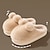 cheap Home Slippers-Wool Cotton Slippers For Women In Winter, Cute Rabbit Indoor, Plush And Warm, With Toe Pads And A Sense Of Stepping On Feces Slippers