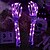abordables Halloween en Plein Air-1 paire de décorations solaires d&#039;Halloween avec squelette éclairé de 45,7 cm, piquets à main, 40 lumières LED, figurine lumineuse, fête de vacances, décoration intérieure et extérieure pour jardin,