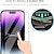 preiswerte iPhone-Displayschutzfolien-2 Stück Schutzfolie Für Apple iPhone 15 Pro Max Plus iPhone 15 Pro Max 14 Plus 13 12 11 Pro Max Hartglas 9H Härtegrad Anti-Blasen Anti-Fingerprint High Definition (HD) Kompatibel mit 3D