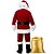 abordables Costumes de Noël-père Noël Costumes de père noël Barbe du Père Noël chapeau de père Noël Homme Adulte Noël Carnaval la veille de Noël Soirée &amp; Fête