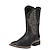 levne Cowboy &amp; Western Boots-Pánské Boty Kovbojské boty Výšivka Retro Bullock Shoes Chůze Na běžné nošení Denní PU Pohodlné Kotníčkové Nasazovací Černá Hnědá Jaro Podzim
