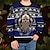 cheap Men&#039;s Ugly Sweaters-Men&#039;s Xmas Sweaters Christmas Sweaters Skull Letter Gothic Casual Men&#039;s Knitting Print Ugly Christmas Sweater Pullover Sweater Jumper Knitwear Outdoor Daily Vacation Christmas Long Sleeve Crewneck