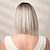 halpa vanhempi peruukki-Synteettiset peruukit Suora Keskiosa Peruukki Lyhyt A1 A2 A3 Synteettiset hiukset Naisten Muodikas malli Pehmeä Luonnollinen Musta Ruskea Kulta