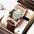 cheap Mechanical Watches-Men Mechanical Watch Luxury Large Dial Fashion Business Hollow Skeleton Tourbillon Luminous Waterproof Leather Watch