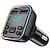 cheap Bluetooth Car Kit/Hands-free-BT Car Kit FM Transmitter PD Type-C Dual USB 3.1A Fast Charger Colorful Ambient Light Audio Receiver Handsfree MP3 Wireless Car Mp3 Player