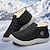 Χαμηλού Κόστους Γυναικεία Sneakers-Ανδρικά Γυναικεία Αθλητικά Παπούτσια Μπότες Slip-Ons Μπότες Χιονιού Αδιάβροχες Μπότες Χειμωνιάτικες μπότες Καθημερινά Συμπαγές Χρώμα Fleece Lined Μποτάκια μποτάκια Χειμώνας Κέντημα Φερμουάρ