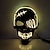 billiga Dekorativa ljus-halloween glödande mask led light up skelett piratmask halloween mask för festival cosplay halloween rekvisita karneval presenter