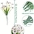 Χαμηλού Κόστους Ψεύτικα Λουλούδια-1 τεμ ψεύτικα λουλούδια, κρεμαστή ζαρντινιέρα εξωτερικού χώρου, χωρίς fade faux πλαστικά φυτά για διακόσμηση βεράντας βάζου κουτιού παραθύρου