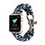 voordelige Apple Watch-bandjes-1 pak Handgemaakt gevlochten touw Compatibel met: Apple Watch-horlogebandje 38mm 40mm 41mm 42mm 44mm 45mm 49mm Gevlochten Elastisch Verstelbaar Stof Vervangende horlogeband voor iwatch Ultra 2 Series
