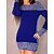 cheap Spring&amp;Autumn Dress-Women&#039;s Casual Dress Sweater Dress Bodycon Fashion Mini Dress Outdoor Casual Daily Going out Pure Color Long Sleeve Boat Neck 2023 Button Regular Fit Pink Blue Brown S M L XL XXL