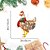 cheap Christmas Decorations-5pcs Christmas Scarf Chicken Holiday Decoration, Christmas Outdoor Decoration, Wooden Christmas Pendants, Christmas Ornament