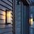 baratos luzes de parede ao ar livre-luminárias de parede para exteriores vidro de aço inoxidável à prova d&#039;água ip54 arandelas de varanda iluminação montada na parede lâmpadas de parede modernas para porta da frente do pátio entrada