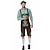 abordables tenues de l&#039;oktoberfest-Fête d&#039;Octobre Costume Lederhosen Chemise Bavarois Bavarois Allemand Prairies Homme Tissu de style traditionnel Chemisier Short Chapeau