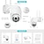 billiga IP-nätverkskamera för inomhus-3mp ptz wifi ip kamera ljud cctv övervakning utomhus 4x digital zoom natt fullfärg trådlös vattentät säkerhet