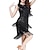 Χαμηλού Κόστους Latin Ρούχα Χορού-Λάτιν Χοροί Επίσημος Χορός Φόρεμα Φούντα Καθαρό Χρώμα Κόψιμο Γυναικεία Επίδοση Εκπαίδευση Αμάνικο Ψηλό Πολυεστέρας