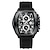 voordelige Quartz-horloges-LIGE Heren Quartz horloges Luxe Grote wijzerplaat Zakelijk Polshorloge Lichtgevend Kalender Chronograaf WATERDICHT Siliconen Horloge