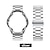 olcso Samsung óraszíjak-Óraszíj mert Samsung Galaxy Watch 6 5 4 40/44mm Watch 6 Classic 43/47mm Watch 5 Pro 45mm Watch 4 Classic 42/46mm 3 41mm Rozsdamentes acél Csere Szíj Case-szal Sportszíj Karszalag