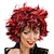 cheap Costume Wigs-Steamy Wig Black-Red For Halloween Cosplay Party Wigs