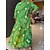 cheap Design Dress-Women&#039;s Casual Dress Geometric Color Block Swing Dress Print Dress Split Neck Button Print Long Dress Maxi Dress Outdoor Daily Fashion Modern Loose Fit Long Sleeve Green Fall S M L XL XXL