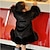 billiga Ytterplagg-Barn Flickor Faux Fur Coat Ensfärgat Mode Prestanda Bomull Täcka Ytterkläder 2-9 år Vår Svart Vit Rodnande Rosa