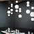 abordables Luces de isla-Lámpara colgante LED, globo blanco y negro, iluminación colgante de cocina en la isla, lámpara colgante de barra larga, lámpara lineal larga de mediados de siglo, lámpara colgante de techo con bola,