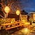 abordables Éclairages pour allées-Lanterne solaire led pour l&#039;extérieur, lampes solaires vintage en métal, imperméable, décoration de jardin suspendue, lumières solaires pour véranda de noël