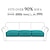 billiga Överdrag för soffa och armstöd-stretch soffa sittdyna överdrag täcka elastisk soffa fåtölj loveseat 4 eller 3 sits grå enkel solid mjuk tålig tvättbar