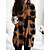 cheap Casual Dresses-Women&#039;s Casual Dress Cat Hoodie Dress Print Dress Crew Neck Pocket Print Mini Dress Outdoor Halloween Active Fashion Regular Fit Long Sleeve Yellow Blue Fall S M L XL XXL
