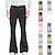 cheap Casual Pants-Men&#039;s Flared Pants Trousers Casual Pants Pocket Plain Comfort Breathable Outdoor Daily Going out Fashion Casual Black White