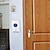 זול מערכות טלפון וידיאו לדלתות-פעמון דלת אלחוטי 1 כפתור 1 מקלט שלט רחוק פעמון דלת אבטחה ביתי