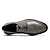 voordelige Heren Oxfordschoenen-Voor heren Oxfords Derby-schoenen Jurk schoenen Zakelijk Brits Dagelijks PU Comfortabel Anti-slip Veters Zwart Bruin Grijs Lente Herfst
