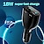 cheap Car Charger-Car Charging Plug 90 Degree Rotation USB QC3.0PD 2 Ports Fast Charging Adapter With Battery Voltage Monitor For 12-24V Auto