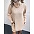 cheap Spring&amp;Autumn Dress-Women&#039;s Casual Dress Sweater Dress Sheath Dress Fashion Mini Dress Outdoor Daily Vacation Going out Pure Color Long Sleeve Turtleneck 2023 Pocket Loose Fit Black Wine Green S M L XL