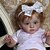 preiswerte Lebensechte Puppe-24 Zoll Puppe Wiedergeborene Babypuppe lebensecht Niedlich Ungiftig Kreativ Stoff mit Kleidung und Accessoires für Geburtstags- und Festgeschenke für Mädchen