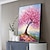 halpa Kukka-/kasvitaulut-mintura käsintehty väri tekstuuri puu öljymaalauksia kankaalle seinä taiteen koristelu moderni abstrakti kuva kodin sisustukseen rullattu kehyksetön venyttämätön maalaus